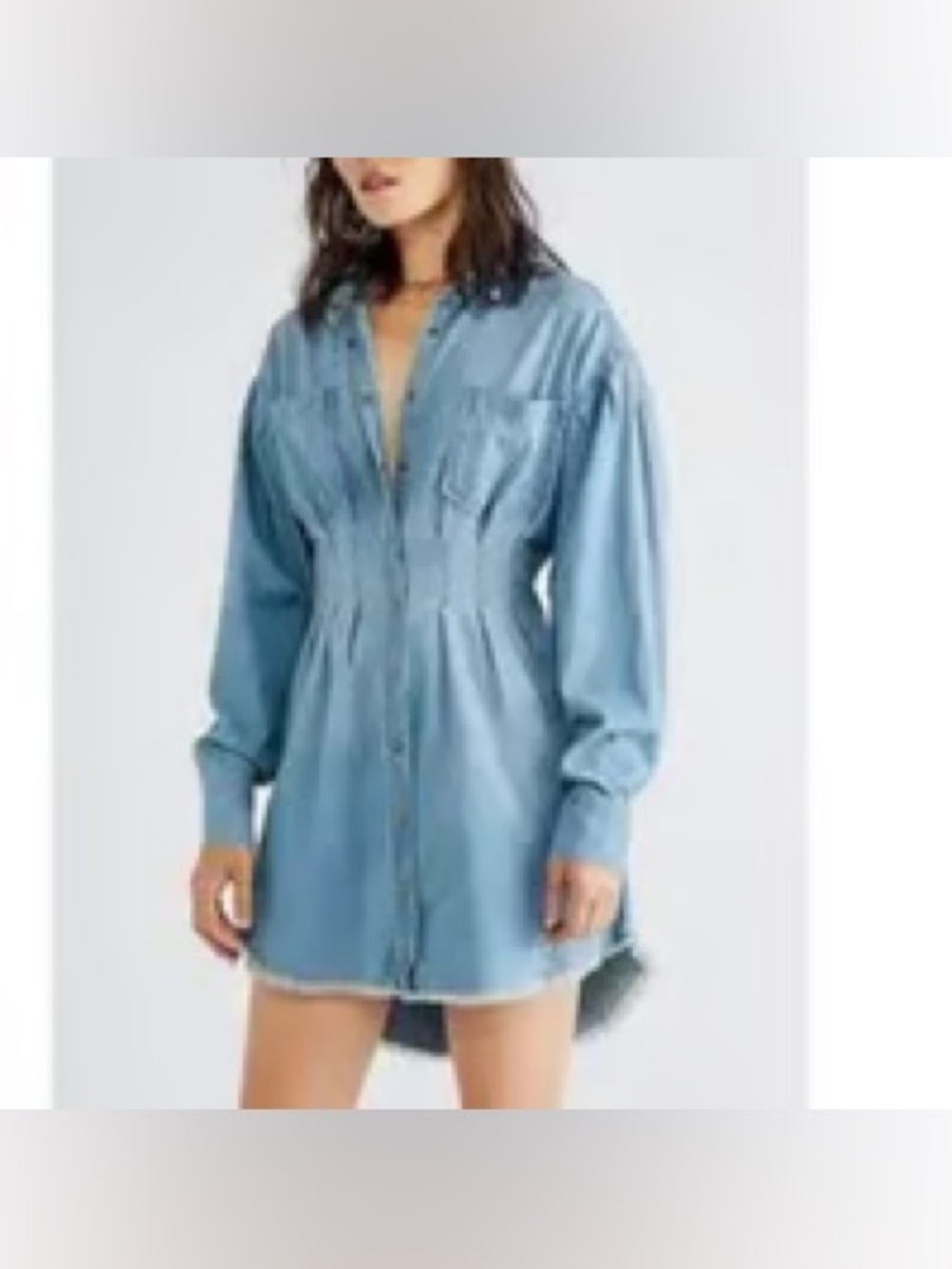 Free people denim dress